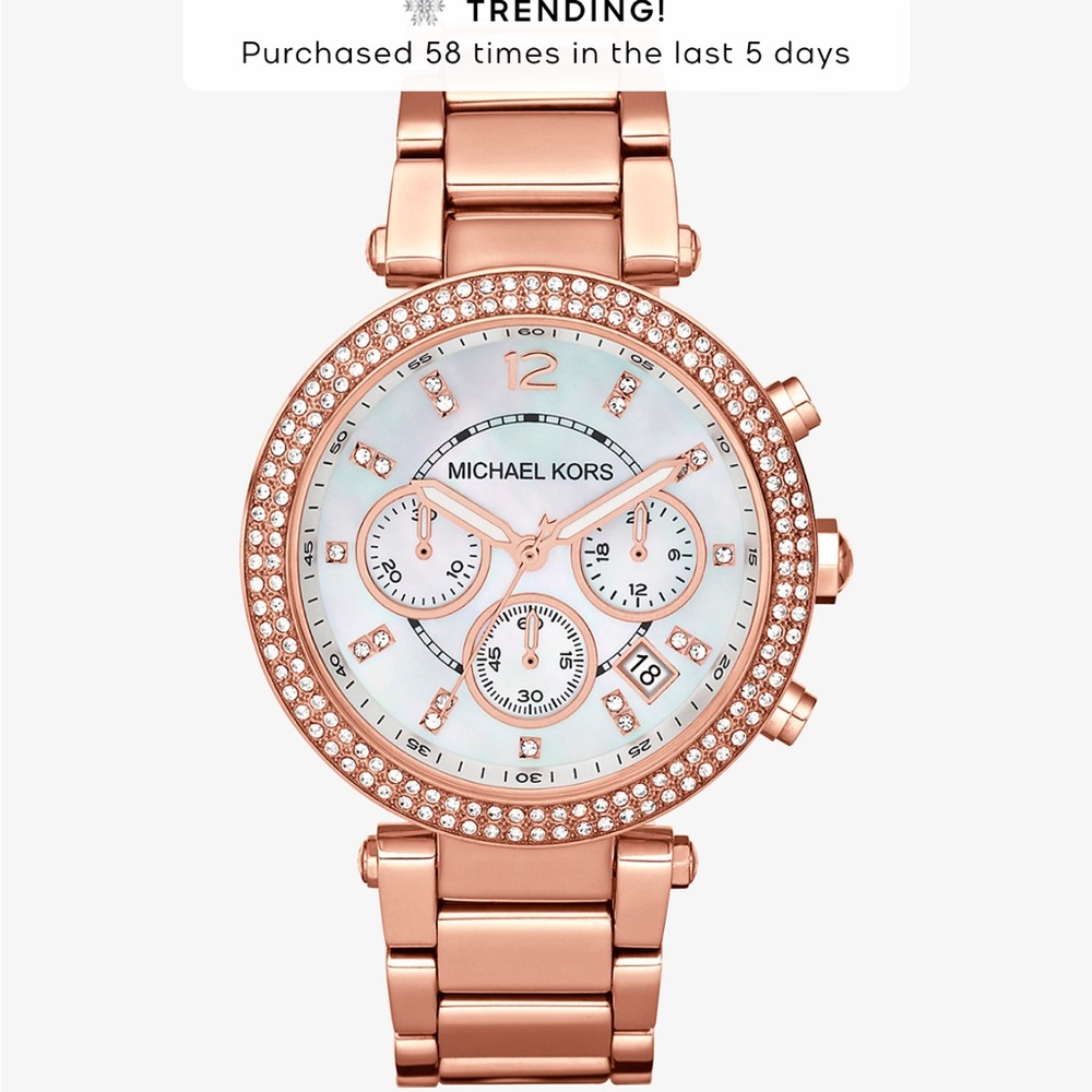 Michael Kors Parker Watch in Rose Gold